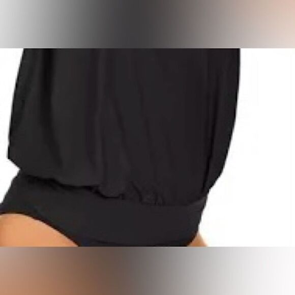 🛍️Calvin Klein underwire Blouson Tankini Top underwire cups one piece. large 💥 - Picture 5 of 12